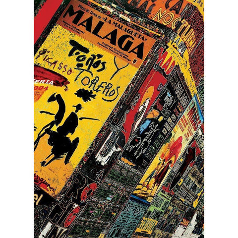 Nocturna Black Modern Wood Framed Art Print by Ortega, Guillaume