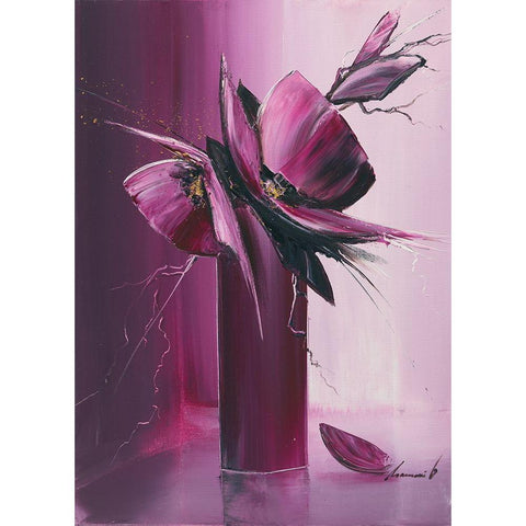 Envol  Black Modern Wood Framed Art Print with Double Matting by Tramoni, Oliver