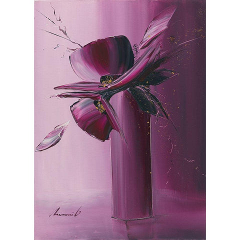 Petales White Modern Wood Framed Art Print by Tramoni, Oliver