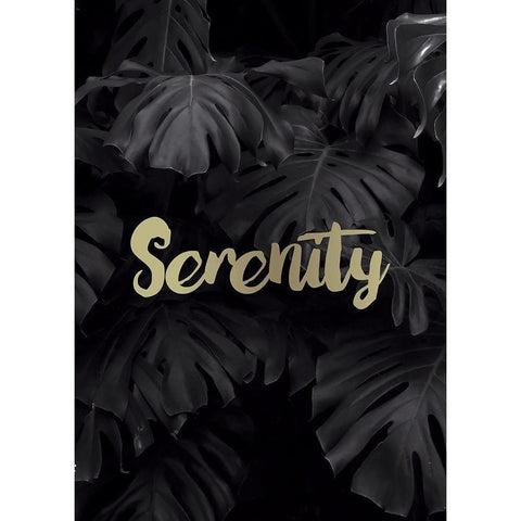 Serenity White Modern Wood Framed Art Print by Braun Studio
