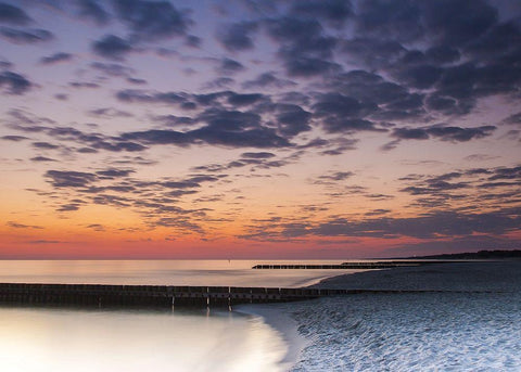 Ponton 2 Black Ornate Wood Framed Art Print with Double Matting by Braun Studio