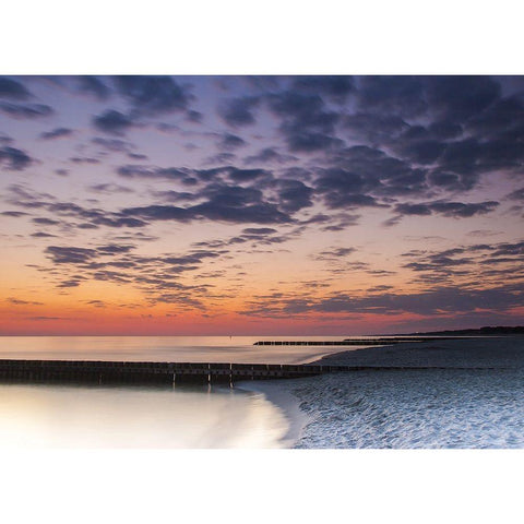 Ponton 2 Gold Ornate Wood Framed Art Print with Double Matting by Braun Studio