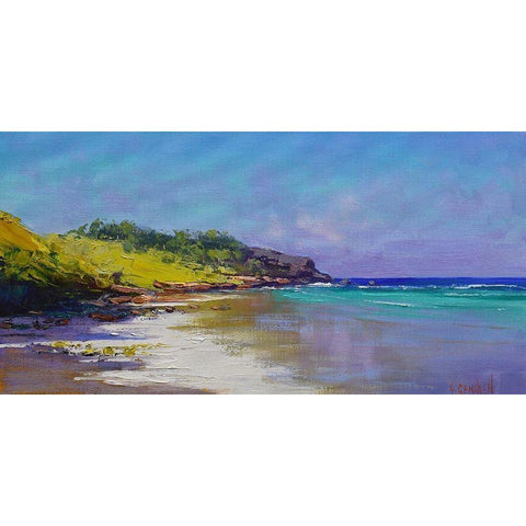 Beach Colours Black Modern Wood Framed Art Print with Double Matting by Gercken, Graham