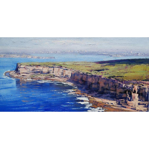 Sydney Gold Ornate Wood Framed Art Print with Double Matting by Gercken, Graham