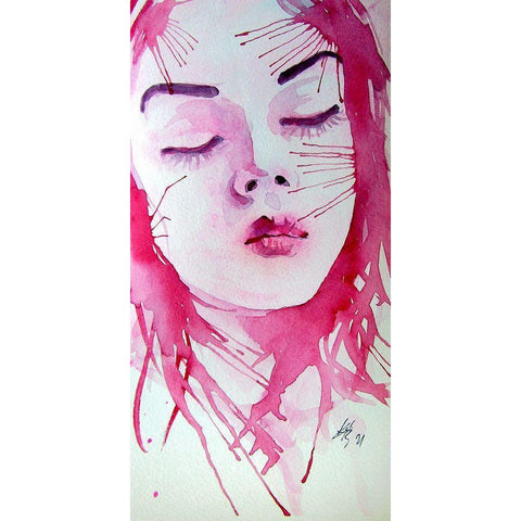 Dreamer White Modern Wood Framed Art Print by Kovacs, Anna Brigite