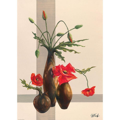 Art Decor VIII Black Modern Wood Framed Art Print by Krol, Wieslaw