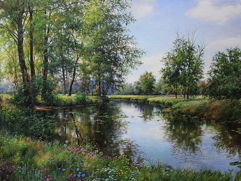 Honey June Black Ornate Wood Framed Art Print with Double Matting by Cernov, Ivan