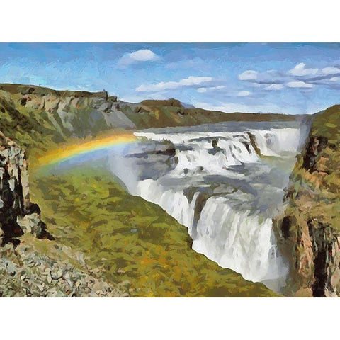 Iceland Trip II White Modern Wood Framed Art Print by Medeiros, Celito