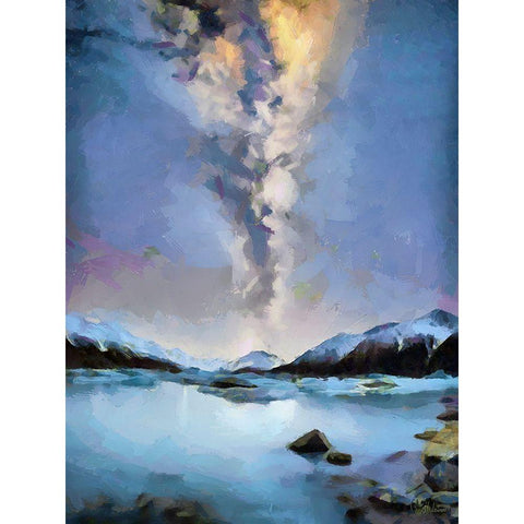 Iceland Trip III Black Modern Wood Framed Art Print by Medeiros, Celito