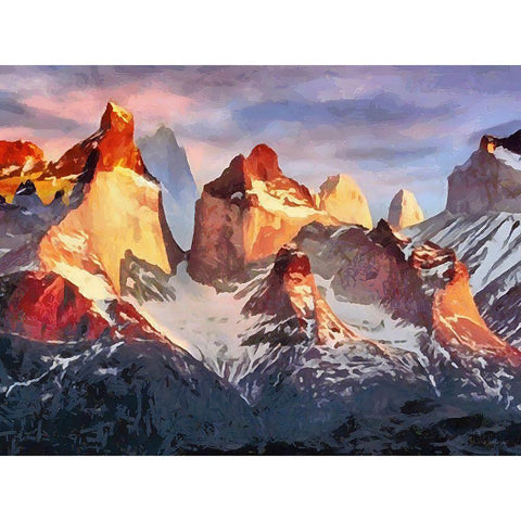 Rocky Nature III Black Modern Wood Framed Art Print by Medeiros, Celito