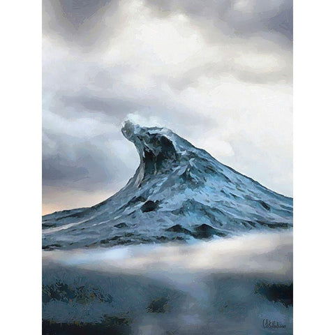 Rocky Nature XI Black Modern Wood Framed Art Print with Double Matting by Medeiros, Celito
