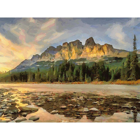 Jasper National Park  Black Modern Wood Framed Art Print by Medeiros, Celito