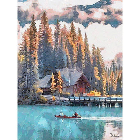 Jasper National Park III Black Modern Wood Framed Art Print with Double Matting by Medeiros, Celito