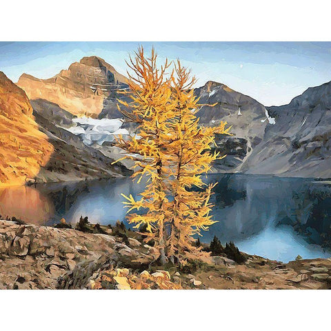 Jasper National Park V Black Modern Wood Framed Art Print by Medeiros, Celito