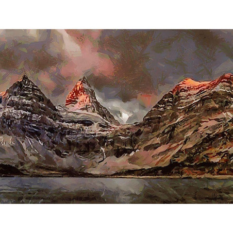 Jasper National Park VI White Modern Wood Framed Art Print by Medeiros, Celito