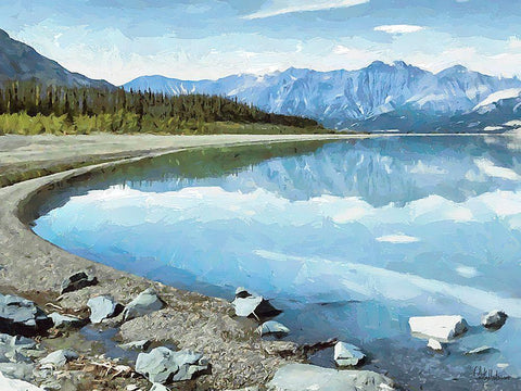 Jasper National Park VII Black Ornate Wood Framed Art Print with Double Matting by Medeiros, Celito