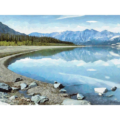 Jasper National Park VII Gold Ornate Wood Framed Art Print with Double Matting by Medeiros, Celito