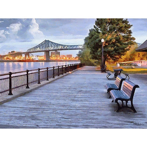 Memories of Vancouver VI White Modern Wood Framed Art Print by Medeiros, Celito