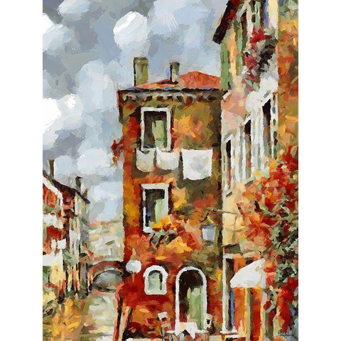 Memories of Italy VI White Modern Wood Framed Art Print by Medeiros, Celito