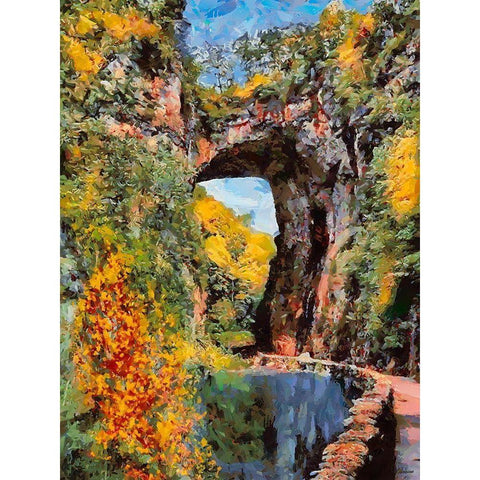 National Parks 9 White Modern Wood Framed Art Print by Medeiros, Celito