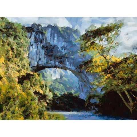 National Parks 12 Black Modern Wood Framed Art Print with Double Matting by Medeiros, Celito