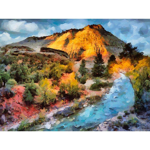 Great National Parks III Gold Ornate Wood Framed Art Print with Double Matting by Medeiros, Celito