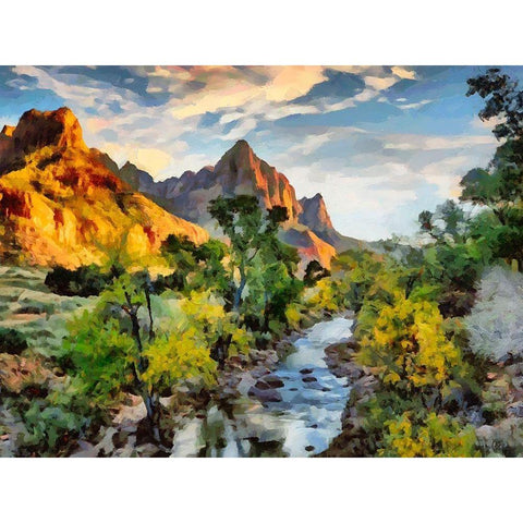 Great National Parks IV Black Modern Wood Framed Art Print with Double Matting by Medeiros, Celito
