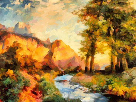 Great National Parks VIII Black Ornate Wood Framed Art Print with Double Matting by Medeiros, Celito