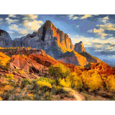 Beauty of Rocks IV White Modern Wood Framed Art Print by Medeiros, Celito