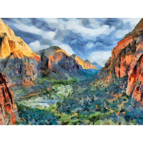 Beauty of Rocks VII Black Modern Wood Framed Art Print by Medeiros, Celito
