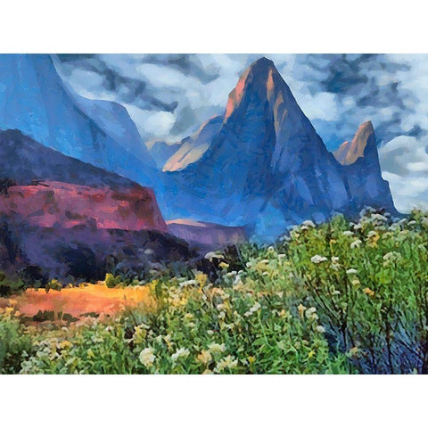 Beauty of Rocks XI Gold Ornate Wood Framed Art Print with Double Matting by Medeiros, Celito
