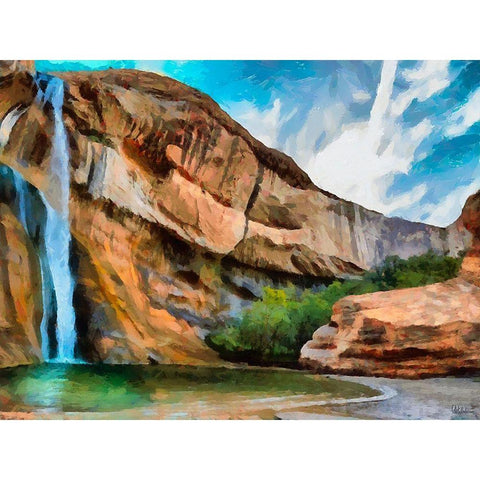 Beauty of Rocks XIII Gold Ornate Wood Framed Art Print with Double Matting by Medeiros, Celito