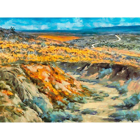 Beauty of Rocks XVII Gold Ornate Wood Framed Art Print with Double Matting by Medeiros, Celito