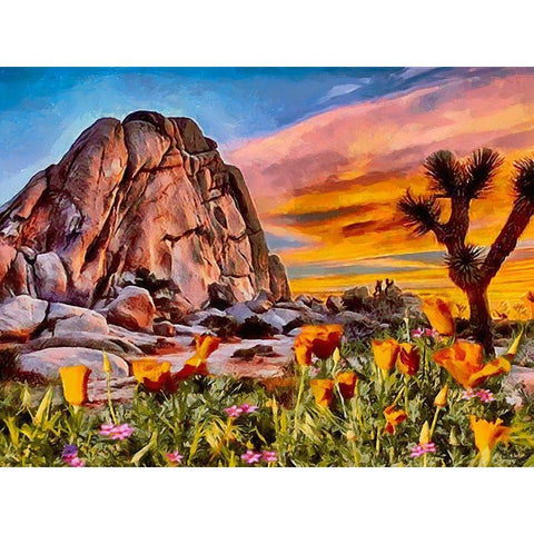 Beauty of Rocks XVIII White Modern Wood Framed Art Print by Medeiros, Celito