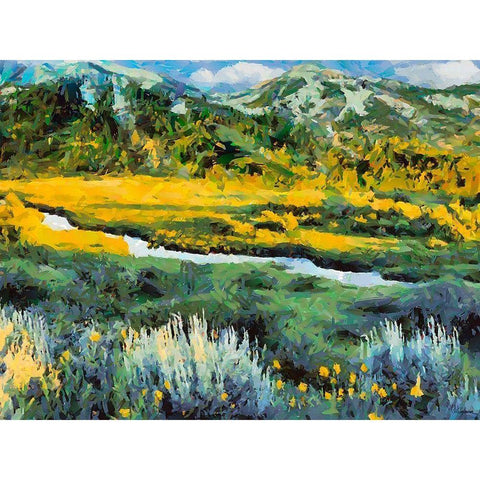 Great National Parks II Gold Ornate Wood Framed Art Print with Double Matting by Medeiros, Celito
