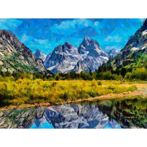 Great National Parks III Gold Ornate Wood Framed Art Print with Double Matting by Medeiros, Celito
