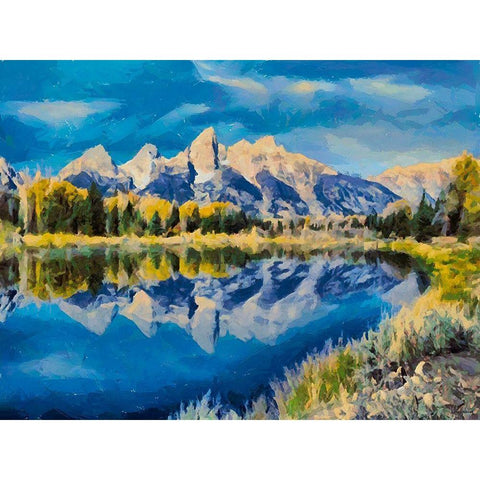 Great National Parks V Gold Ornate Wood Framed Art Print with Double Matting by Medeiros, Celito