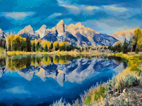 Great National Parks V White Modern Wood Framed Art Print with Double Matting by Medeiros, Celito