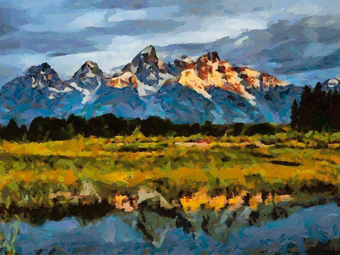 Great National Parks VI White Modern Wood Framed Art Print with Double Matting by Medeiros, Celito