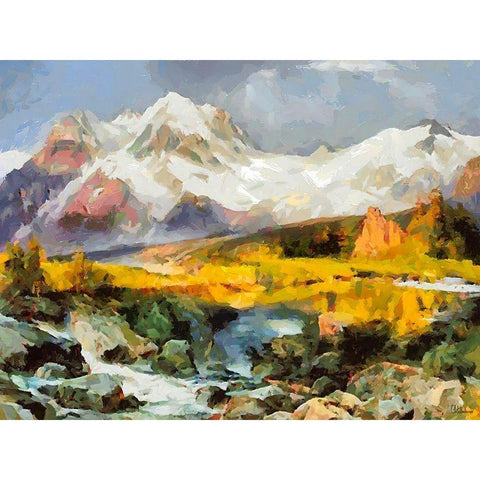 Great National Parks VIII White Modern Wood Framed Art Print by Medeiros, Celito