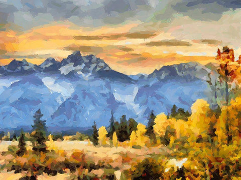 Great National Parks IX White Modern Wood Framed Art Print with Double Matting by Medeiros, Celito