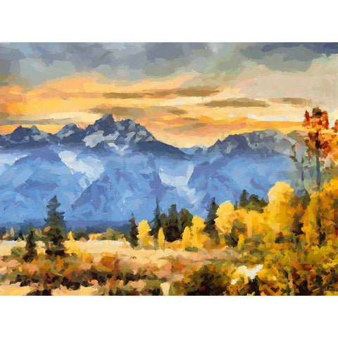 Great National Parks IX White Modern Wood Framed Art Print by Medeiros, Celito