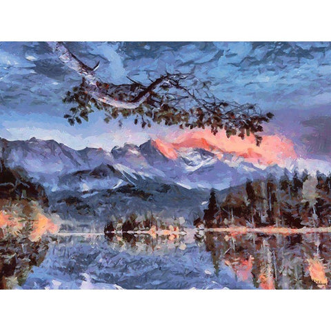 Great National Parks X Black Modern Wood Framed Art Print with Double Matting by Medeiros, Celito