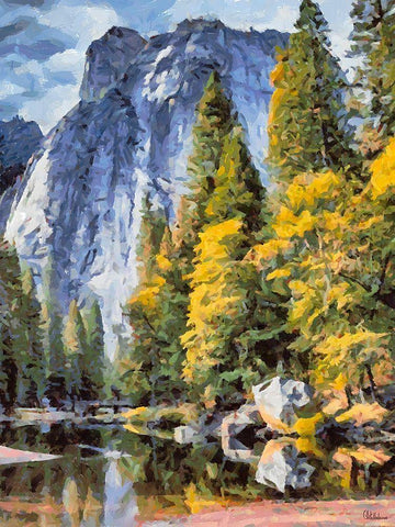 Great National Parks XI White Modern Wood Framed Art Print with Double Matting by Medeiros, Celito