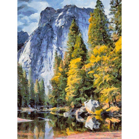Great National Parks XI Gold Ornate Wood Framed Art Print with Double Matting by Medeiros, Celito
