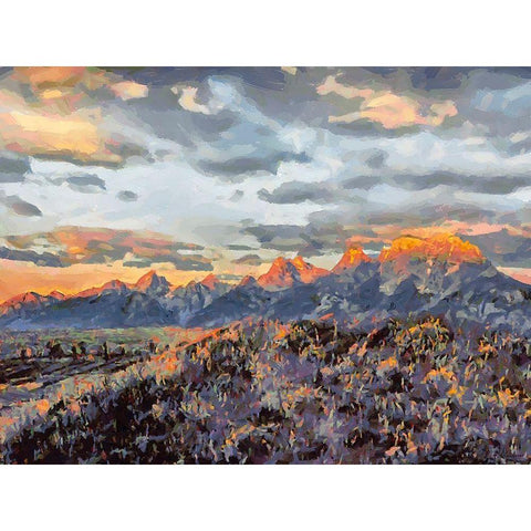 Great National Parks XII White Modern Wood Framed Art Print by Medeiros, Celito