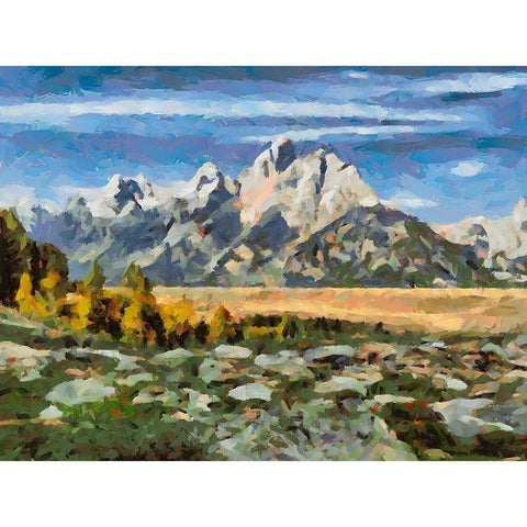 Great National Parks XIV White Modern Wood Framed Art Print by Medeiros, Celito