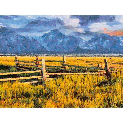 Great National Parks XVII White Modern Wood Framed Art Print by Medeiros, Celito