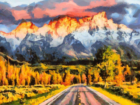 Great National Parks XVIII White Modern Wood Framed Art Print with Double Matting by Medeiros, Celito