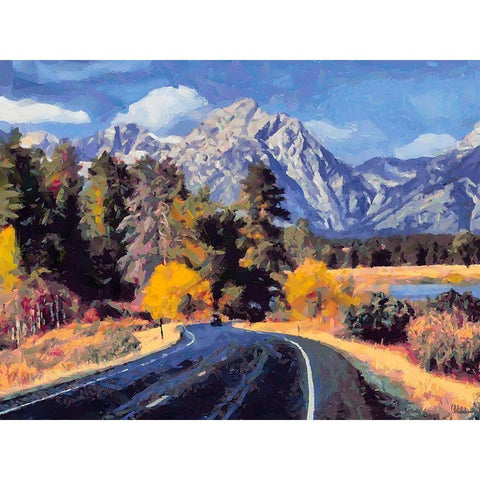 Great National Parks XIX Black Modern Wood Framed Art Print with Double Matting by Medeiros, Celito